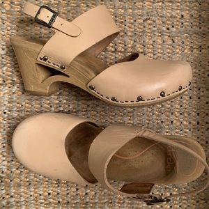 Beige Dansko Thea Ankle Strap Sandal